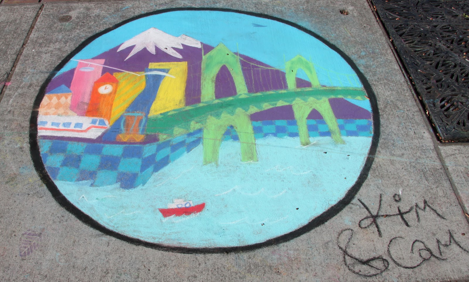 Was This Really a Sharp Idea? Sidewalk Chalk Art Festival