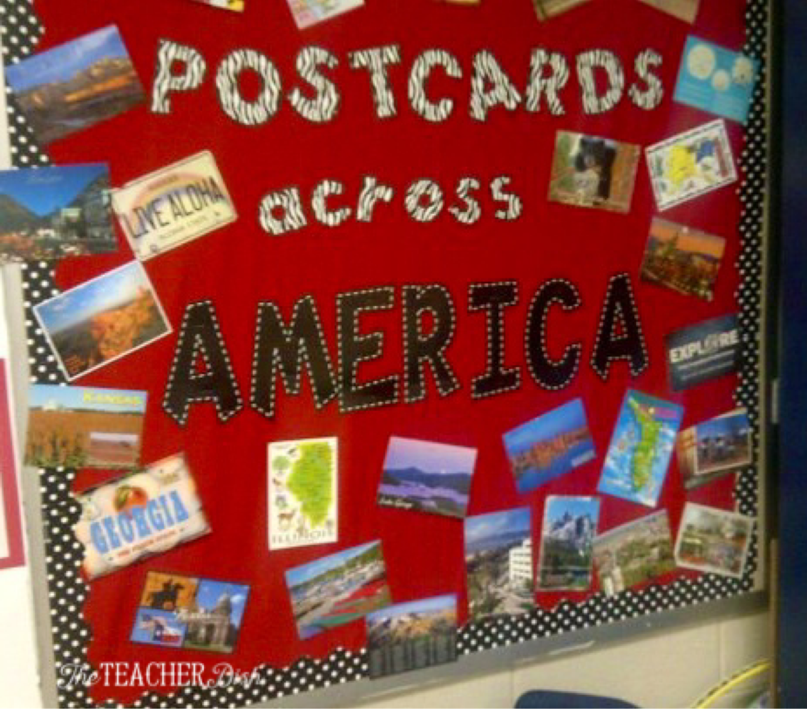 The Teacher Dish Postcards Across America!