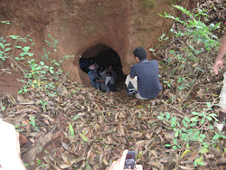 Entering the "NATURAL CAVE" in Shiroli.(Friday 3-5-2011)