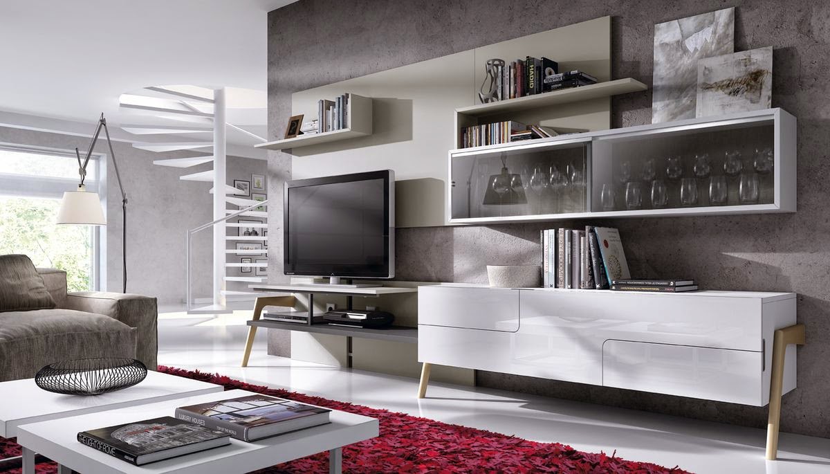 Muebles modernos de salón