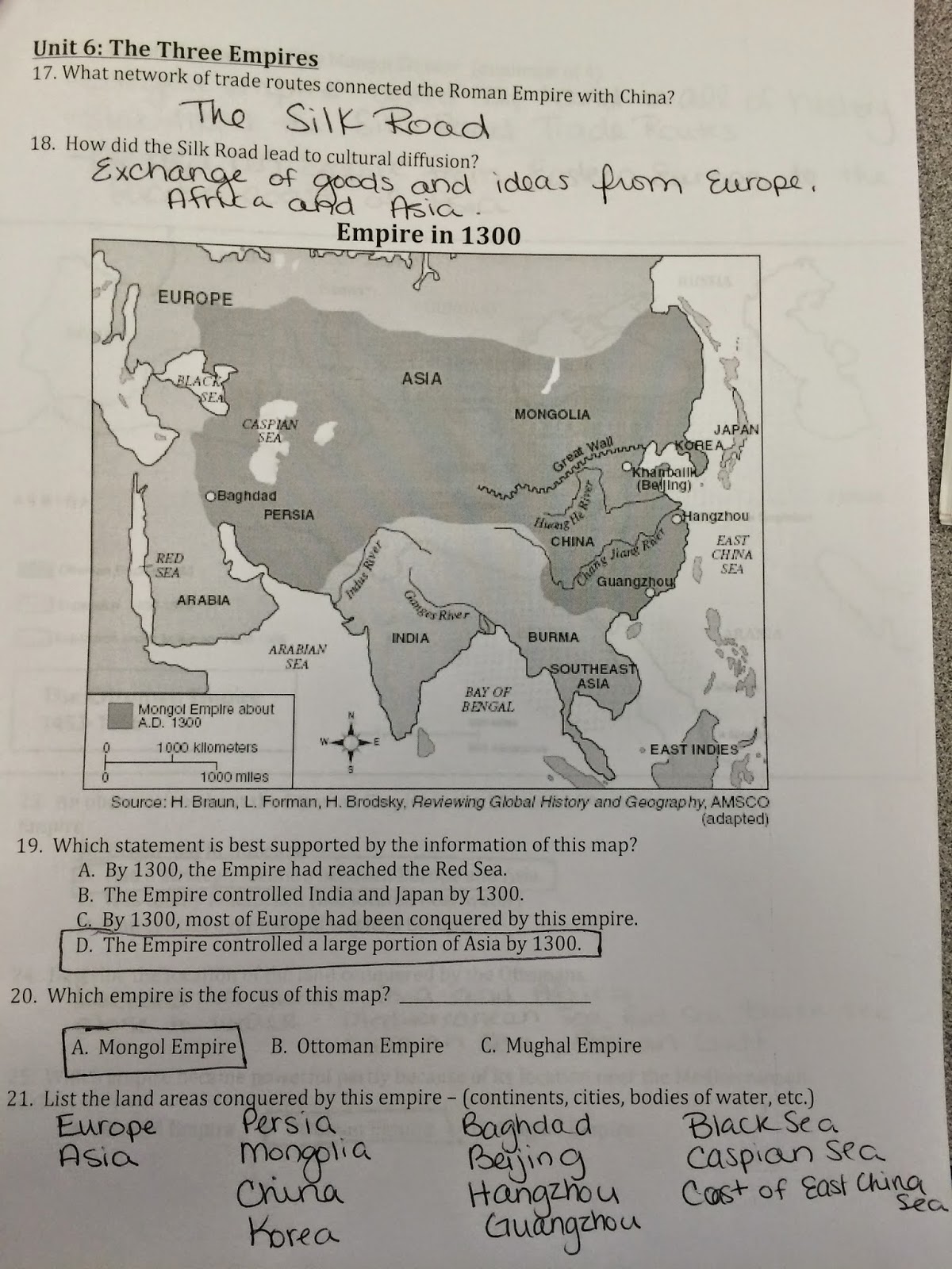 Gateway Dream Team : Social Studies Review Packets - 7th & 8th Grade