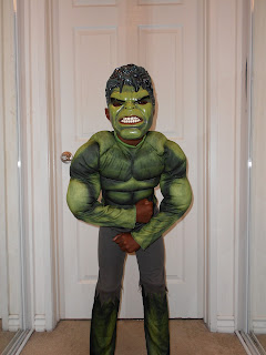 DSCN1105 Hulk Costume Kids - Boys Hulk Avengers Classic Muscle Costume
