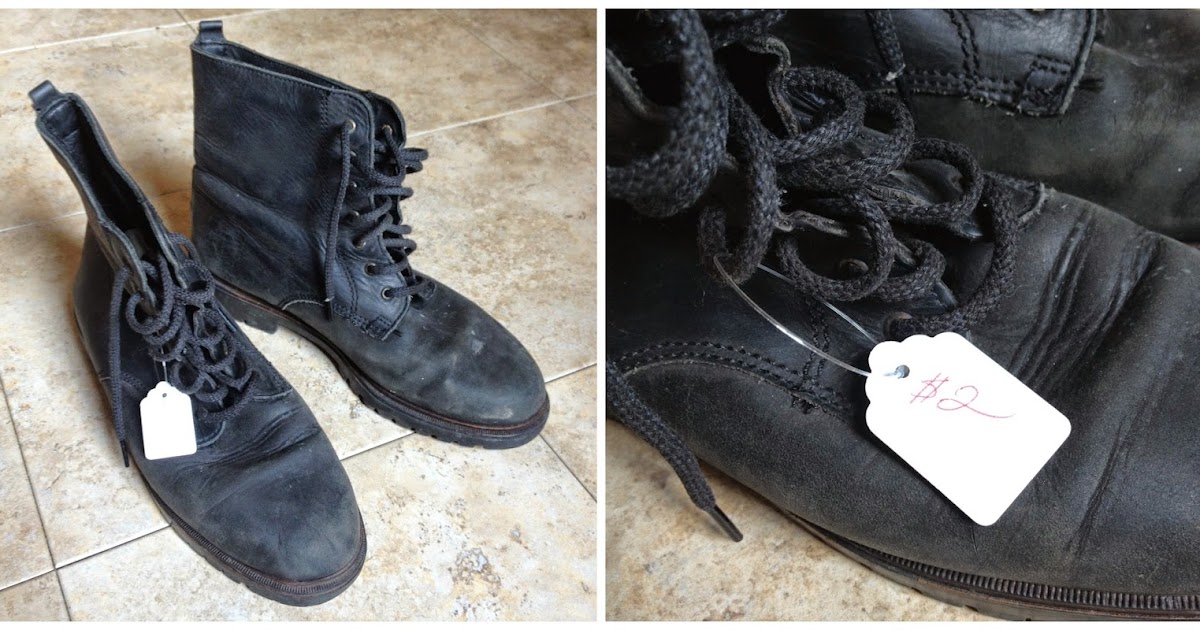 Little Did You Know... Quick 'Fix' Friday Cleaning Thrifted Shoes