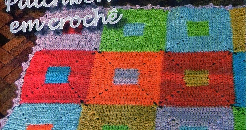 Tapete Patchwork Simples : Artesanato que Voc? Pode Fazer!: Tapete de Croch? em Patchwork Tapete Patchwork Simples : Artesanato que Voc? Pode Fazer!: Tapete de Croch? em Patchwork