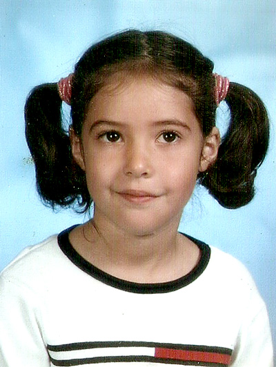 Stephanie with pig tails