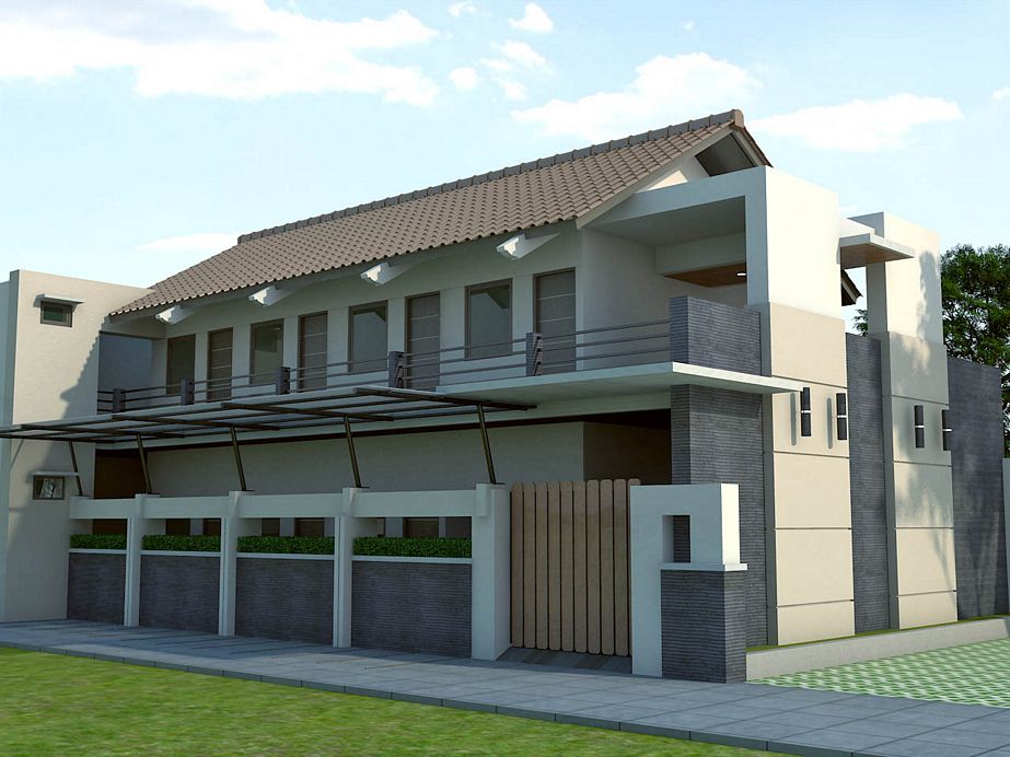 Rancangan Rumah Kontrakan Modern Inspiratif