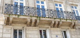 Balcon du 9 boulevard Beaumarchais à Paris