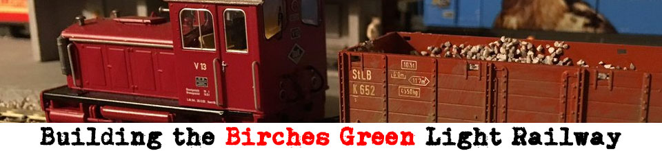 Building the Birches Green Light Railway