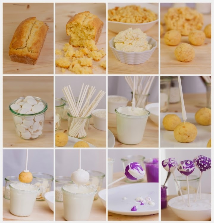 Słodki Stół Cake pops czyli ciastka na patyku przepis )