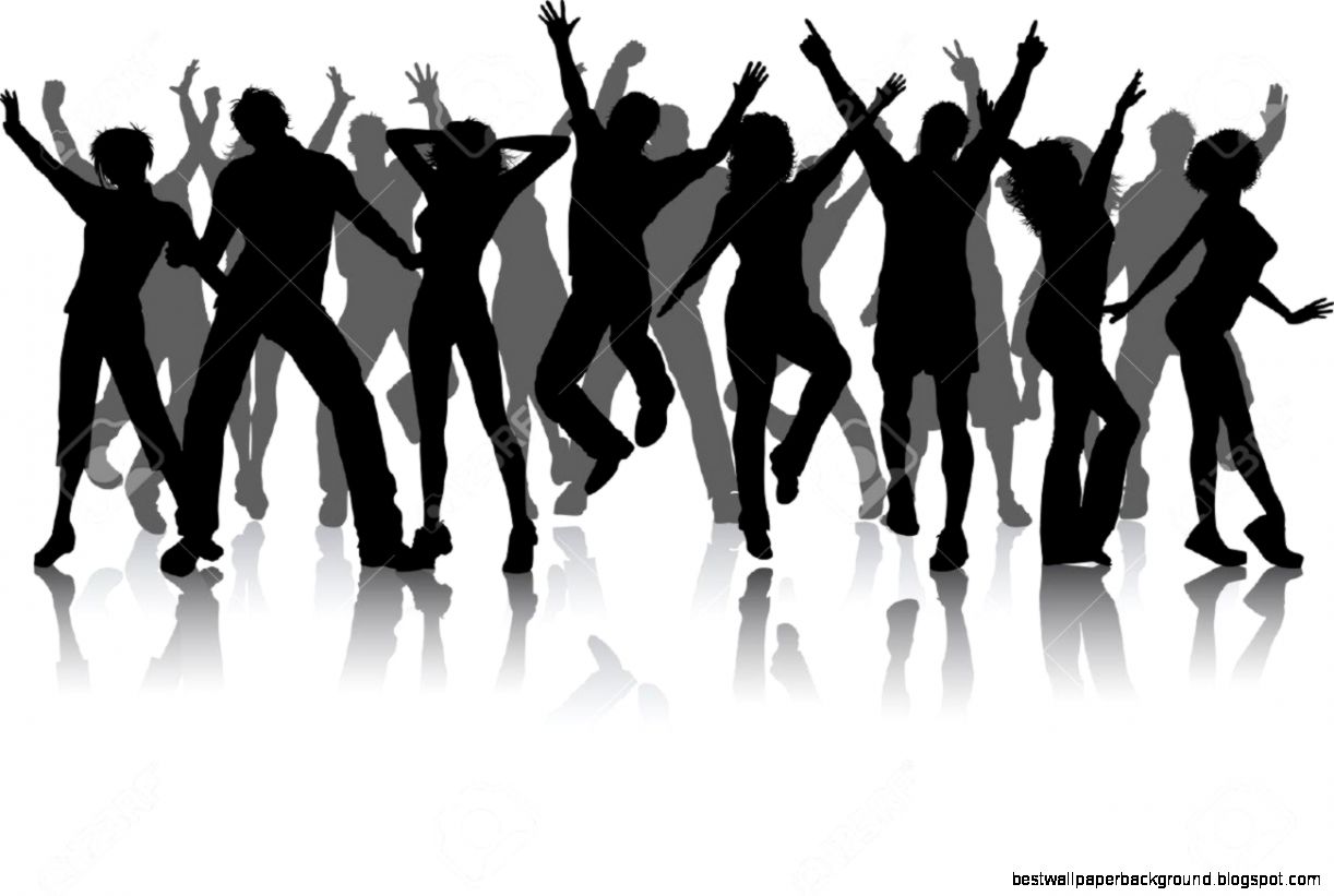 Silhouettes Of Lots Of People Dancing Stock Photo Picture And Silhouettes Of Lots Of People Dancing Stock Photo Picture And