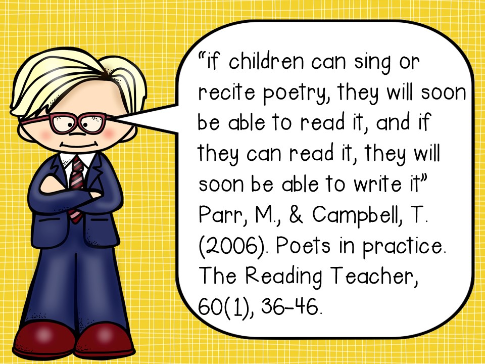 Teaching Kindergartners with Poetry