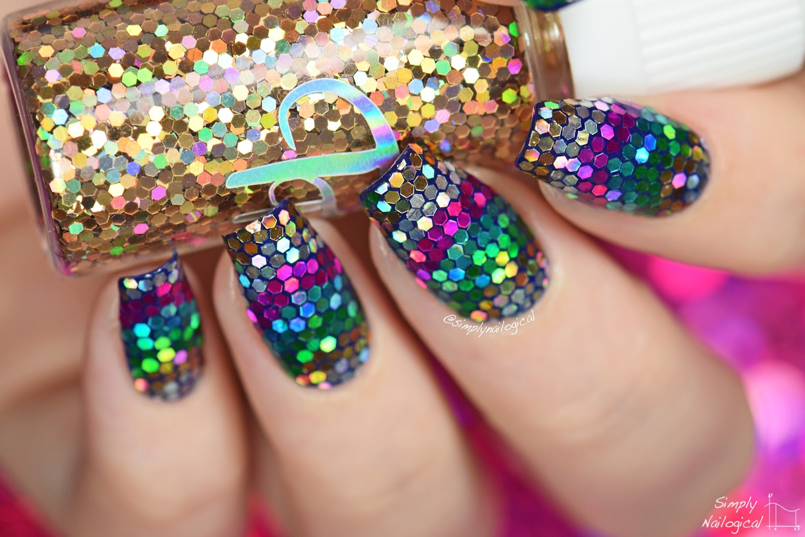 4. Step-by-Step Glitter Placement Nail Tutorial - wide 8