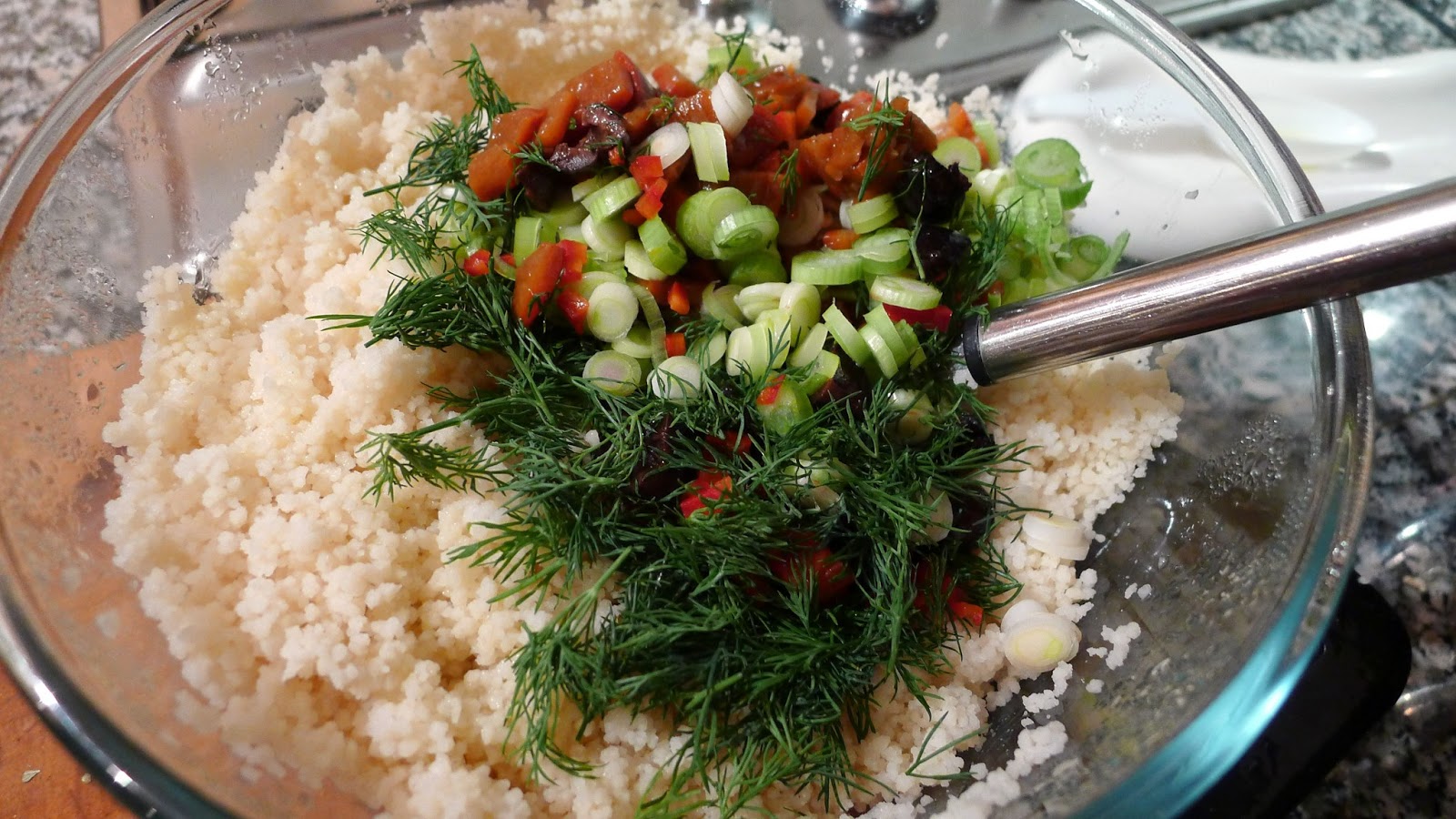 Culinary Adventures in London Greek Chicken with Herby Couscous