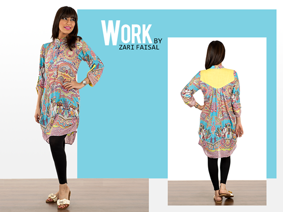 Zari Faisal Unique Winter Dress Collection 2015 Zari Faisal Unique Winter Dress Collection 2015