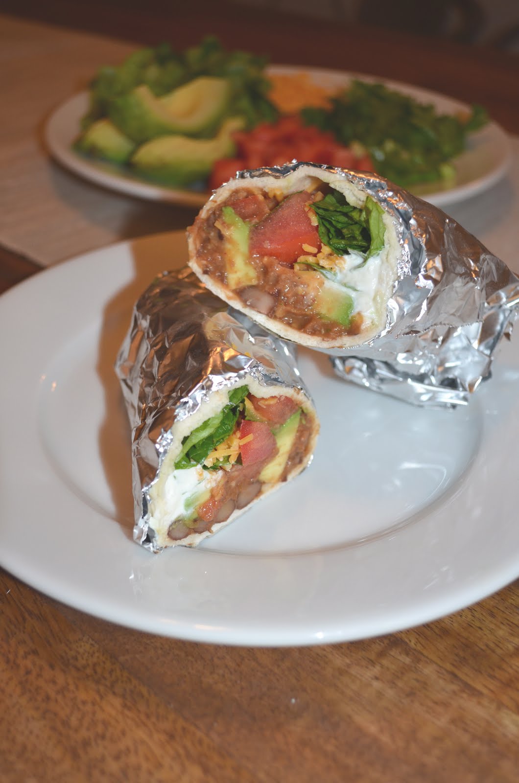 Baking and Eggs Spicy Bean Burritos