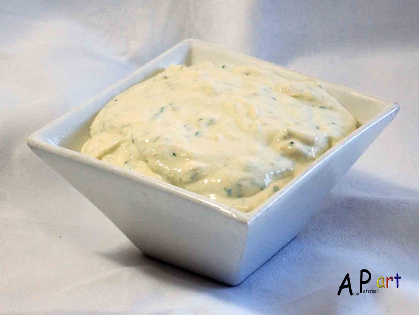Alex the Contemporary Culinarian Garlic and Chive Cheese Dip