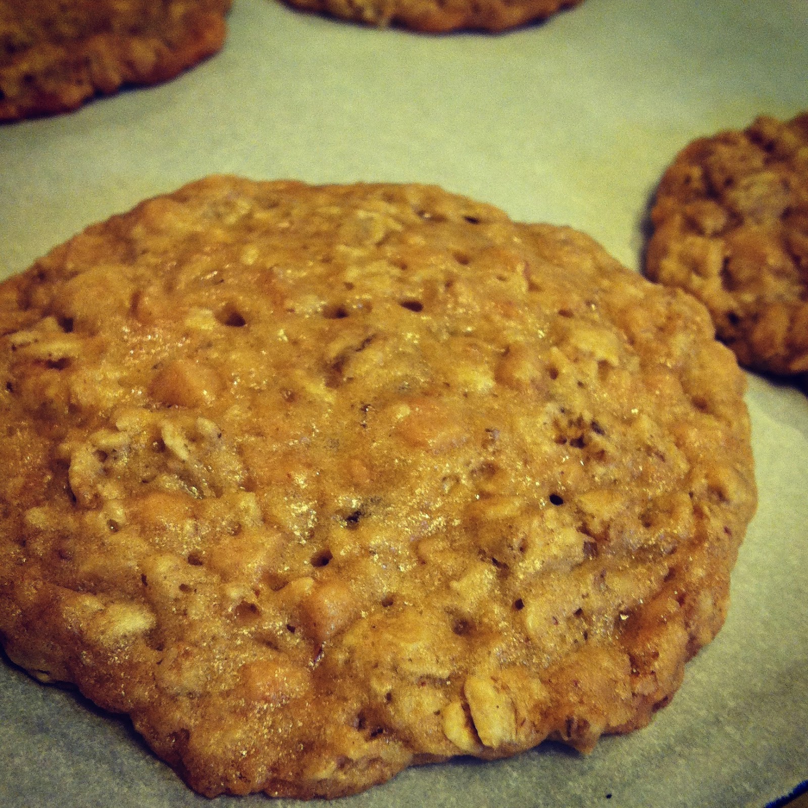 The Cookie Monster Toffee Oatmeal Cookies
