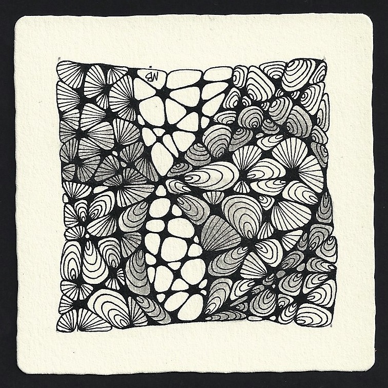 Enthusiastic Artist COCKLES 'N' MUSSELS a new tangle!