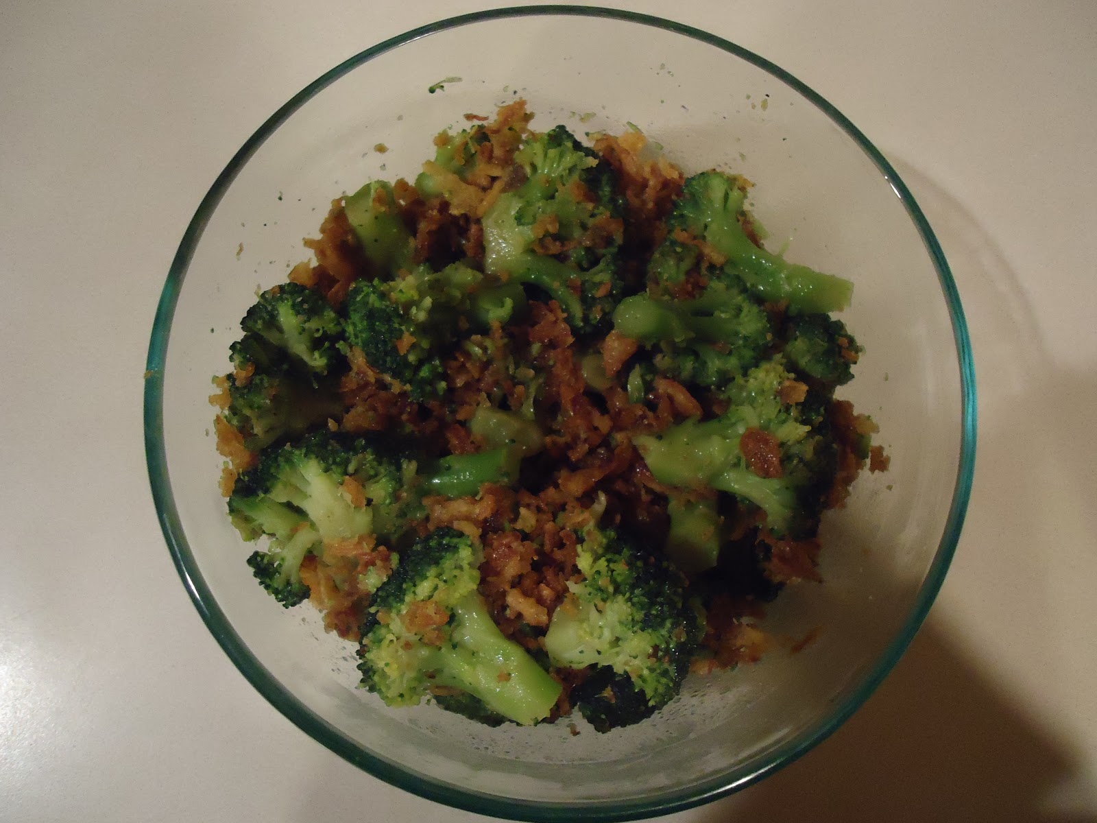 Garlic Broccoli with Crispy Onions