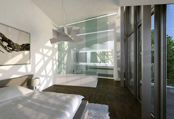 modern prefab bedroom villa design
