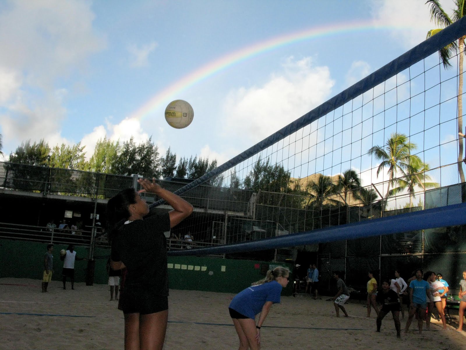 Spike and Serve Volleyball Honolulu, Hawaii Spike and Serve!* Hosts a beach clinic for the