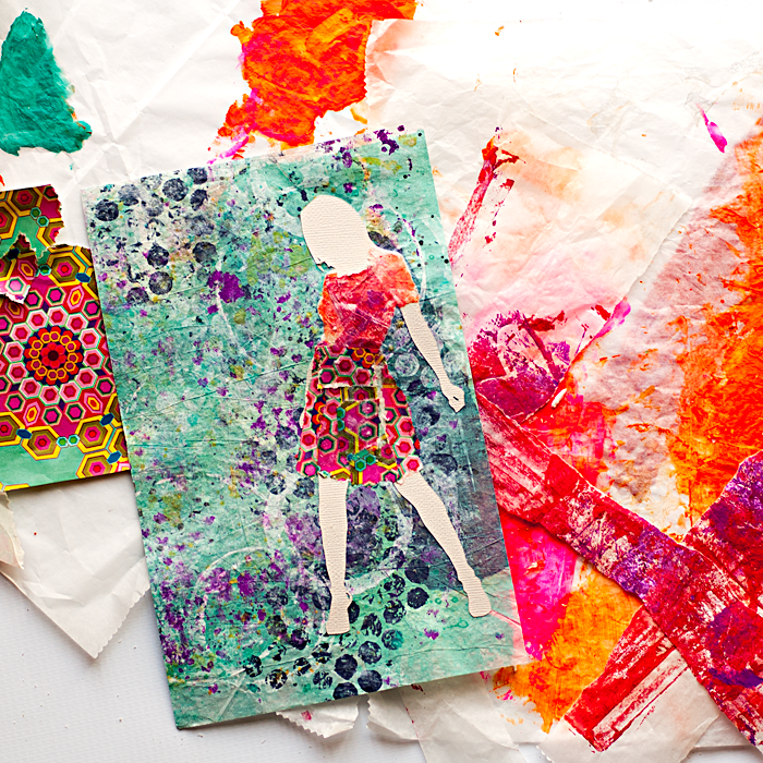 Art Journal Bible Tutorial Deli Paper Background Heather Greenwood