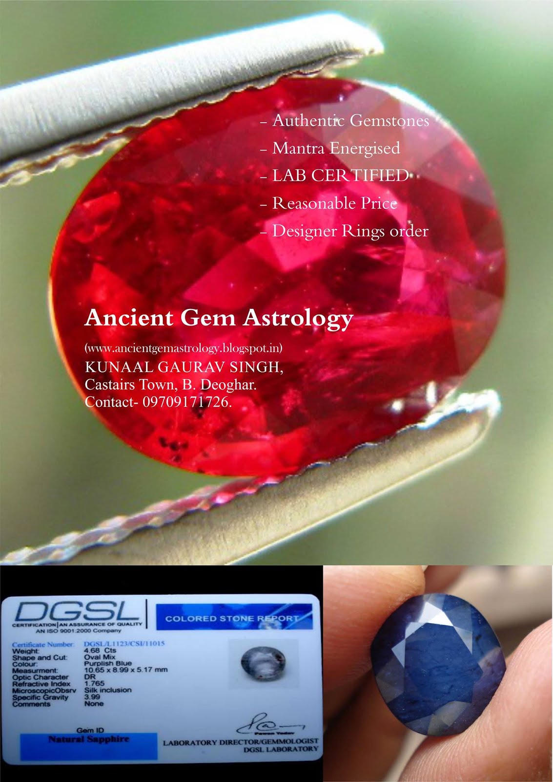 Available Gemstones