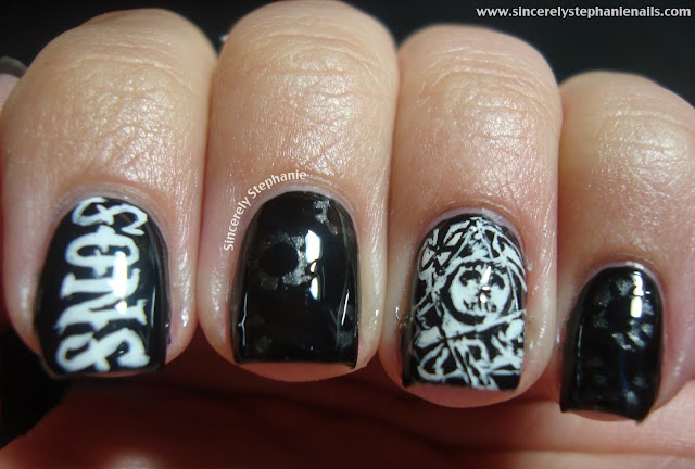 sons of anarchy nail art