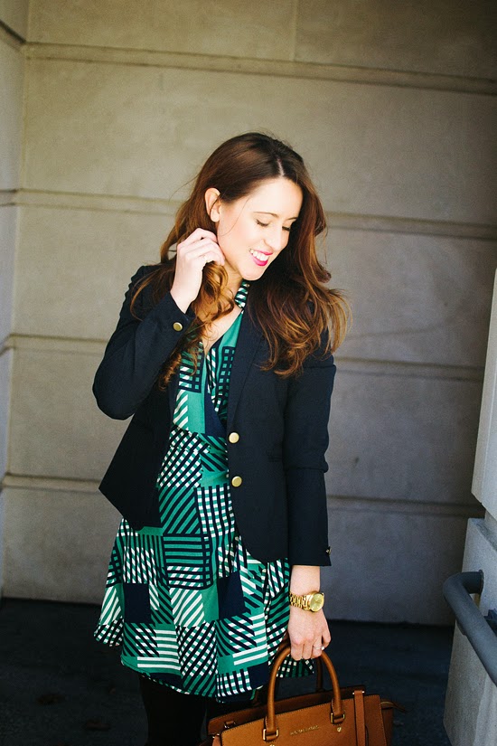 Here & Now: @LeTote wrap dress #teacherstyle