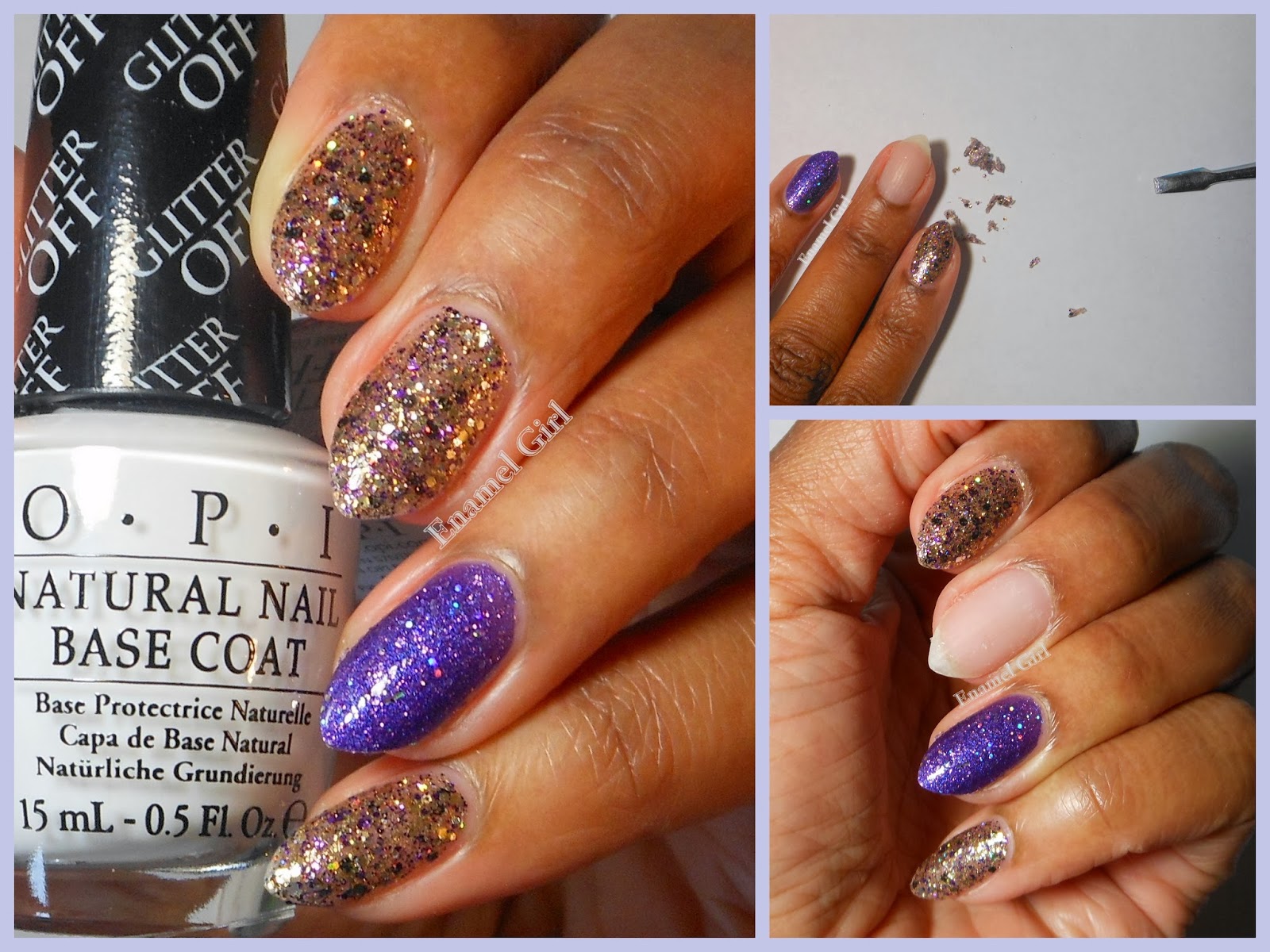 Enamel Girl OPI Glitter Off Natural Nail Peel Off (Peelable) Base Coat