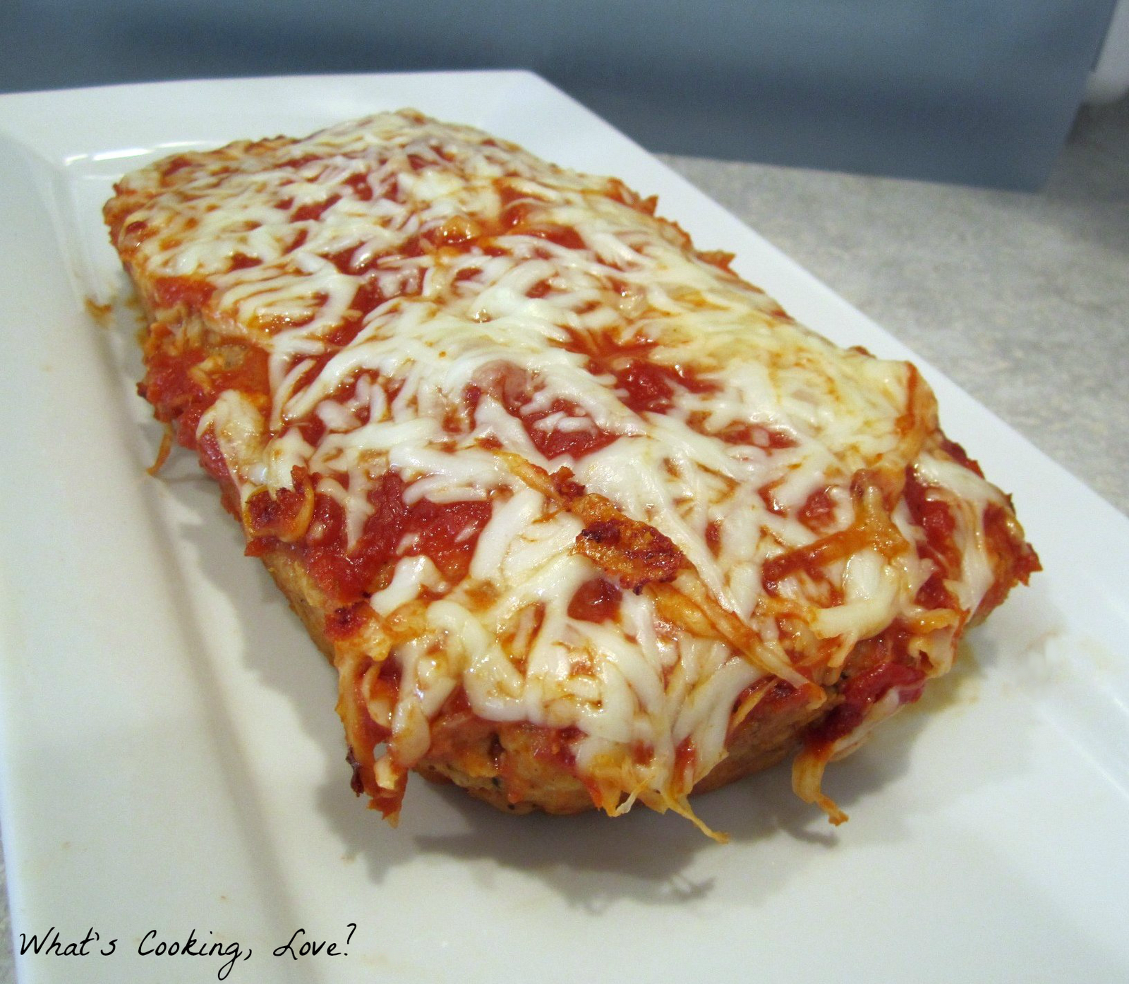 Chicken Parmesan Meatloaf Whats Cooking Love?