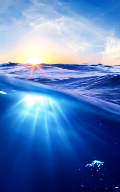 Download Sunrise Half Underwater HD wallpaper for Kindle Fire HD Download Sunrise Half Underwater HD wallpaper for Kindle Fire HD