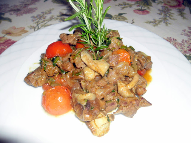 Nazlı�nın Sofrası Şitake Mantarlı Kuzu Sote