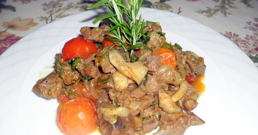Nazlı'nın Sofrası Şitake Mantarlı Kuzu Sote