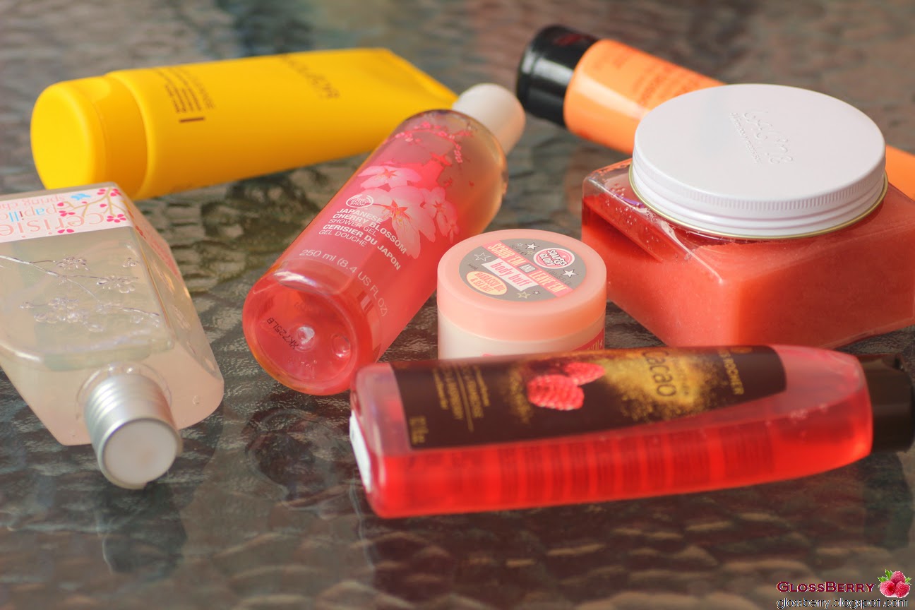 Sephora, Body Shop, Yves Rocher, Decleor, L'occitane, Soap and Glory, Laline