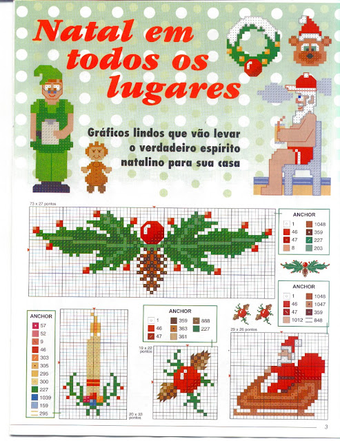 Gráfico Ponto Cruz de Natal Gráfico Ponto Cruz de Natal