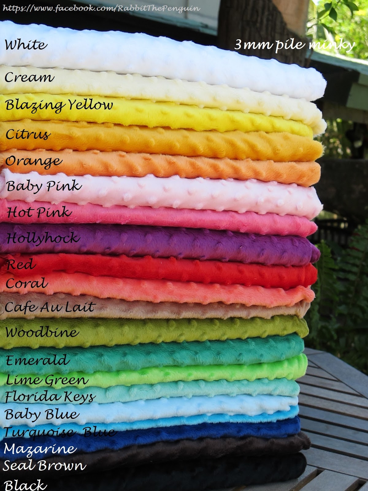 Rabbit The Penguin Minky Fabrics Now In Malaysia