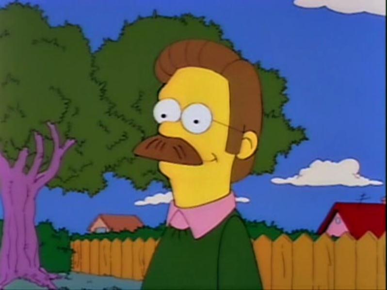 Air date: October 3, 1991) Homer makes a wish for Ned Flanders to be a fina...