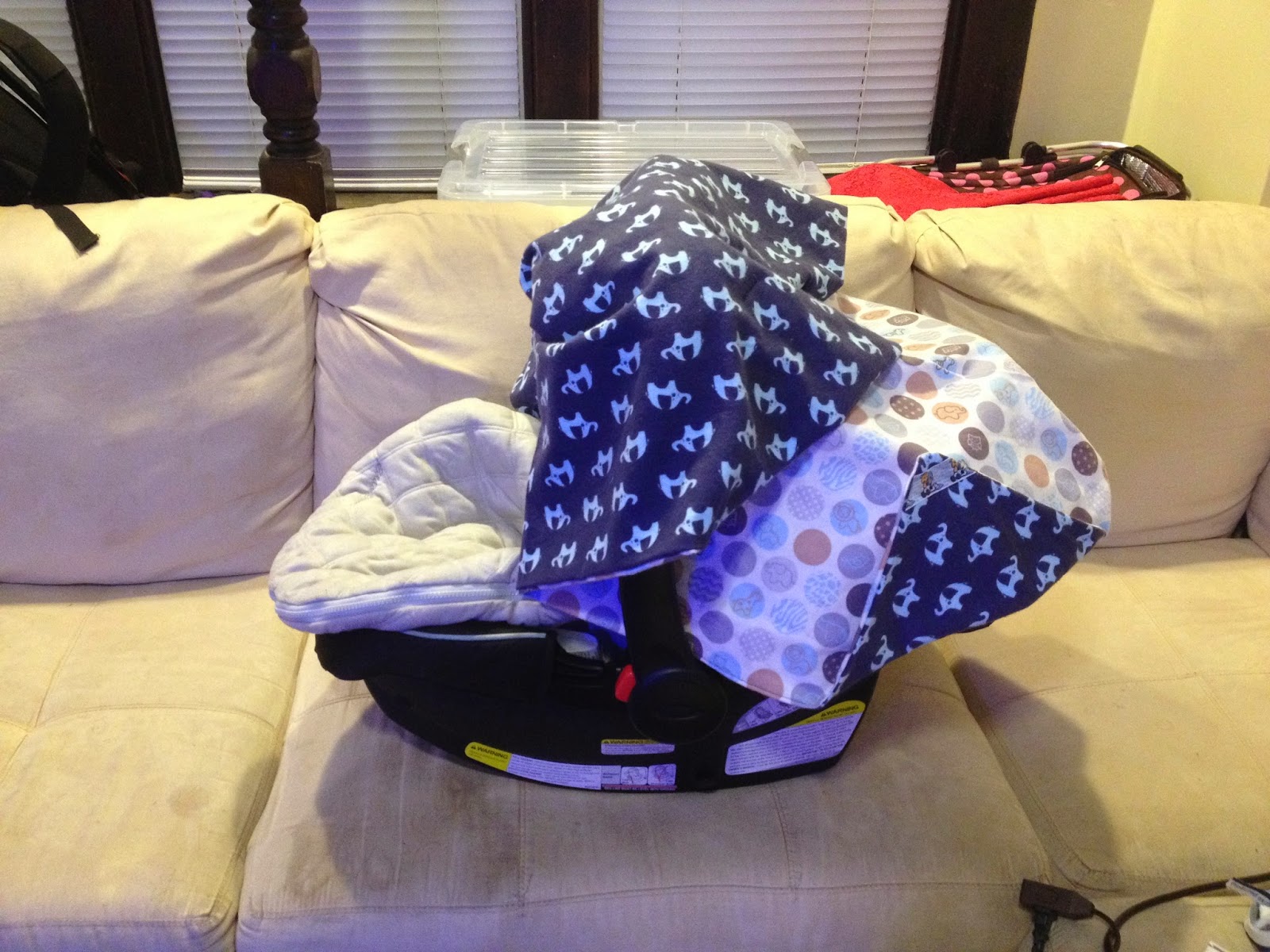 From My Hands and My Heart DIY Car Seat Canopy