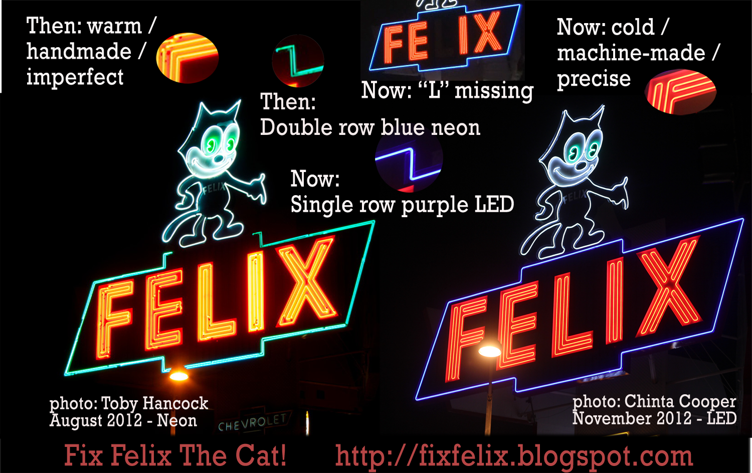 Fix Felix The Cat L A S Most Beloved Formerly Neon Sign What