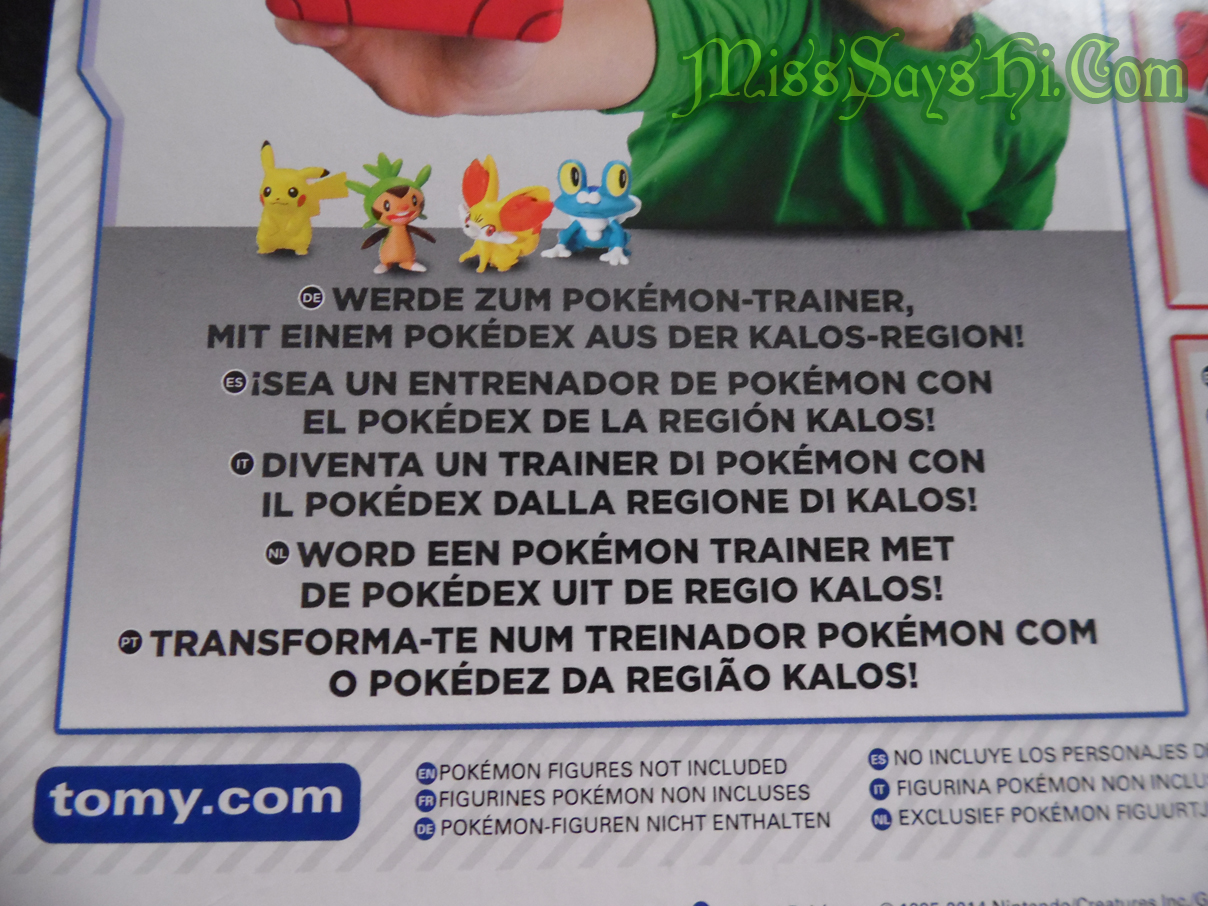 Pokemon Trainer's Kalos Region Pokedex (Tomy) T18029B