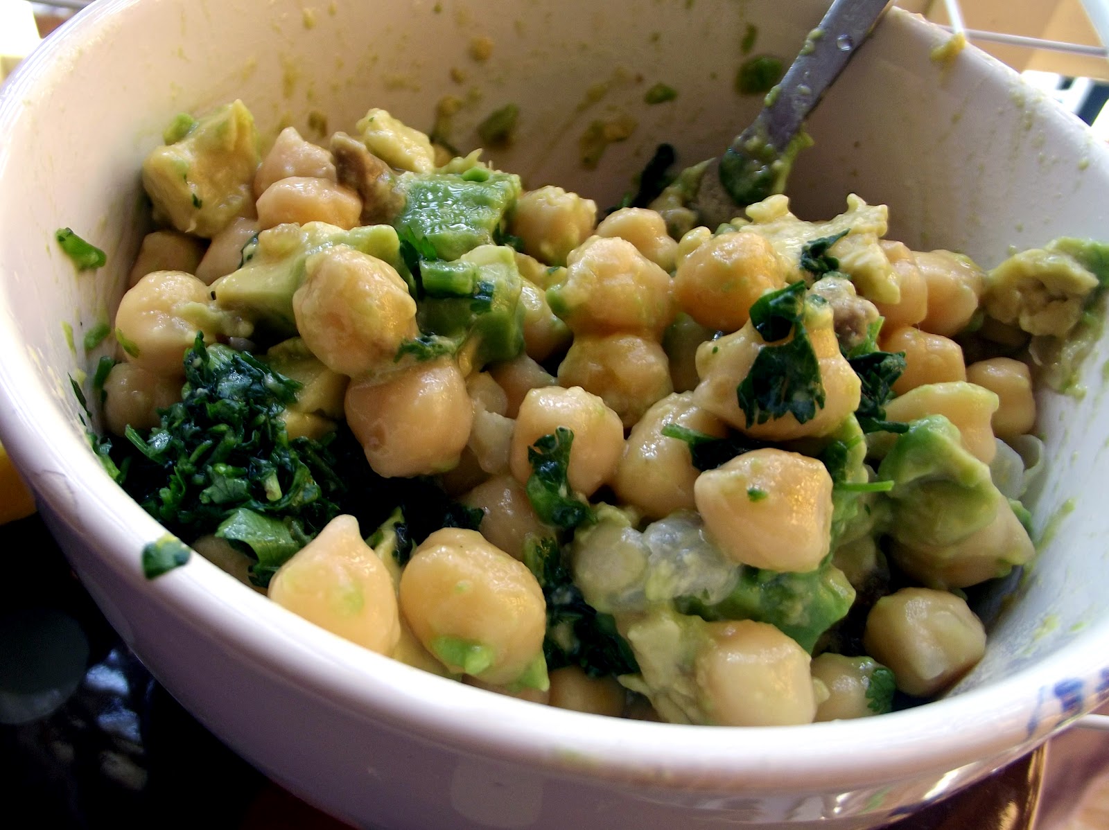 Vegspiration Blog de inspiración vegana Ensalada de garbanzos y aguacate