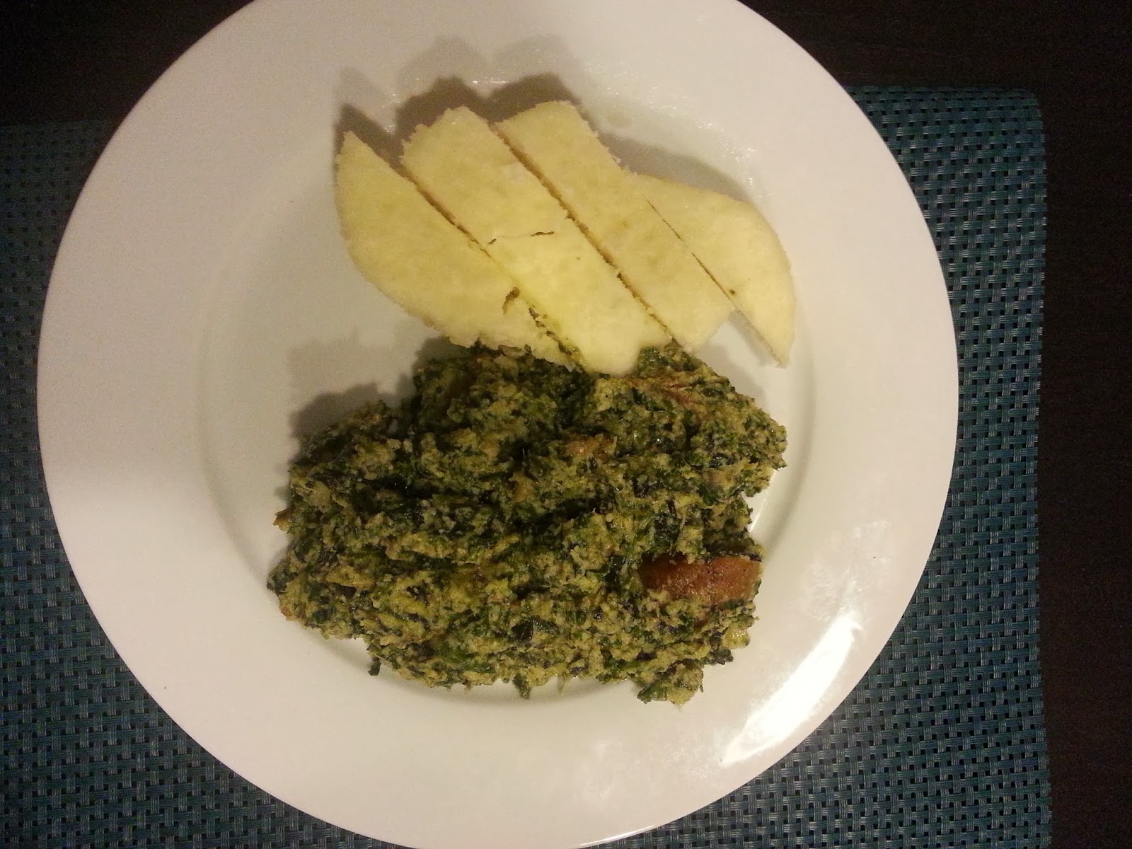 White Yams and Ndolé My CaMeRoOn cuiSINE