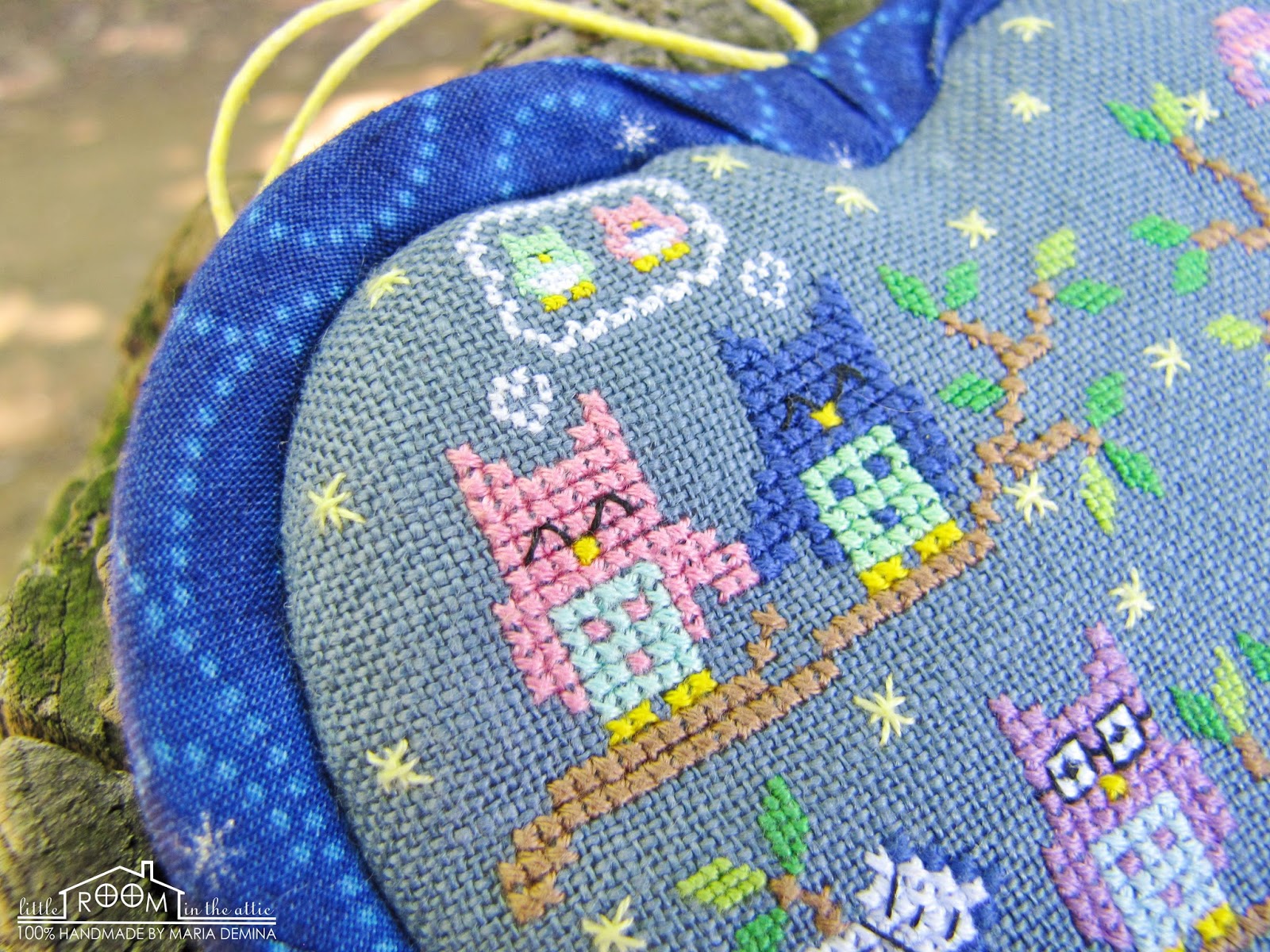 Комнатка с мансардой / Little room in the attic Совушковое сердечко