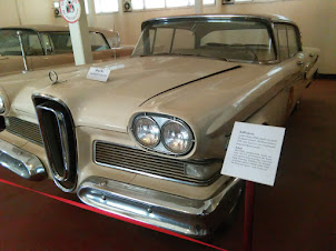 One of the Royal cars on exhibition.
