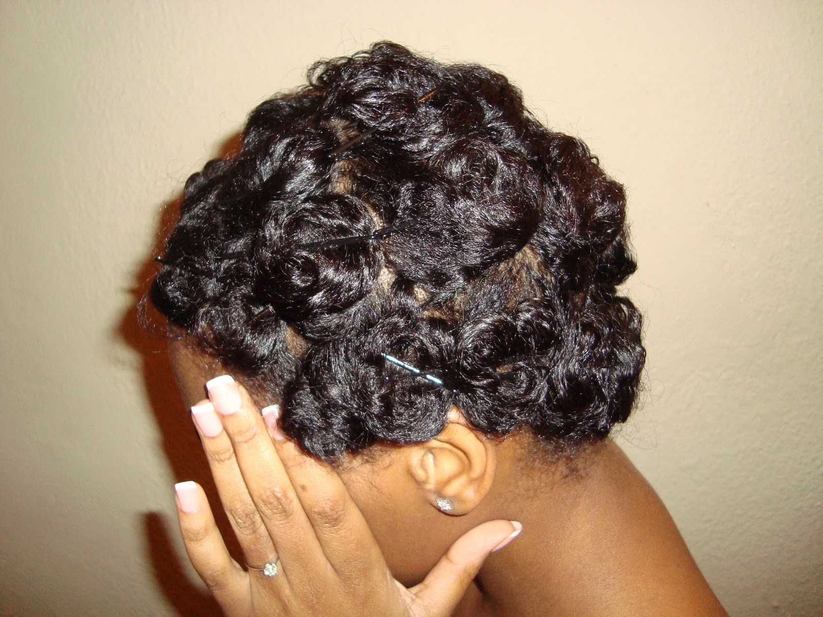 Pin Curls Overnight Good Hair Beauty Diaries A South African