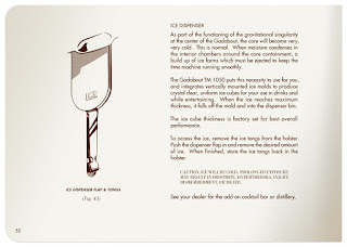 Gadabout TM 1050 time machine user's manual sample page 55 - Curio and Co. Curio & Co. www.curioandco.com - by Cesare Asaro and Kirstie Shepherd 