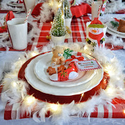 Baby's First Christmas Tablescape