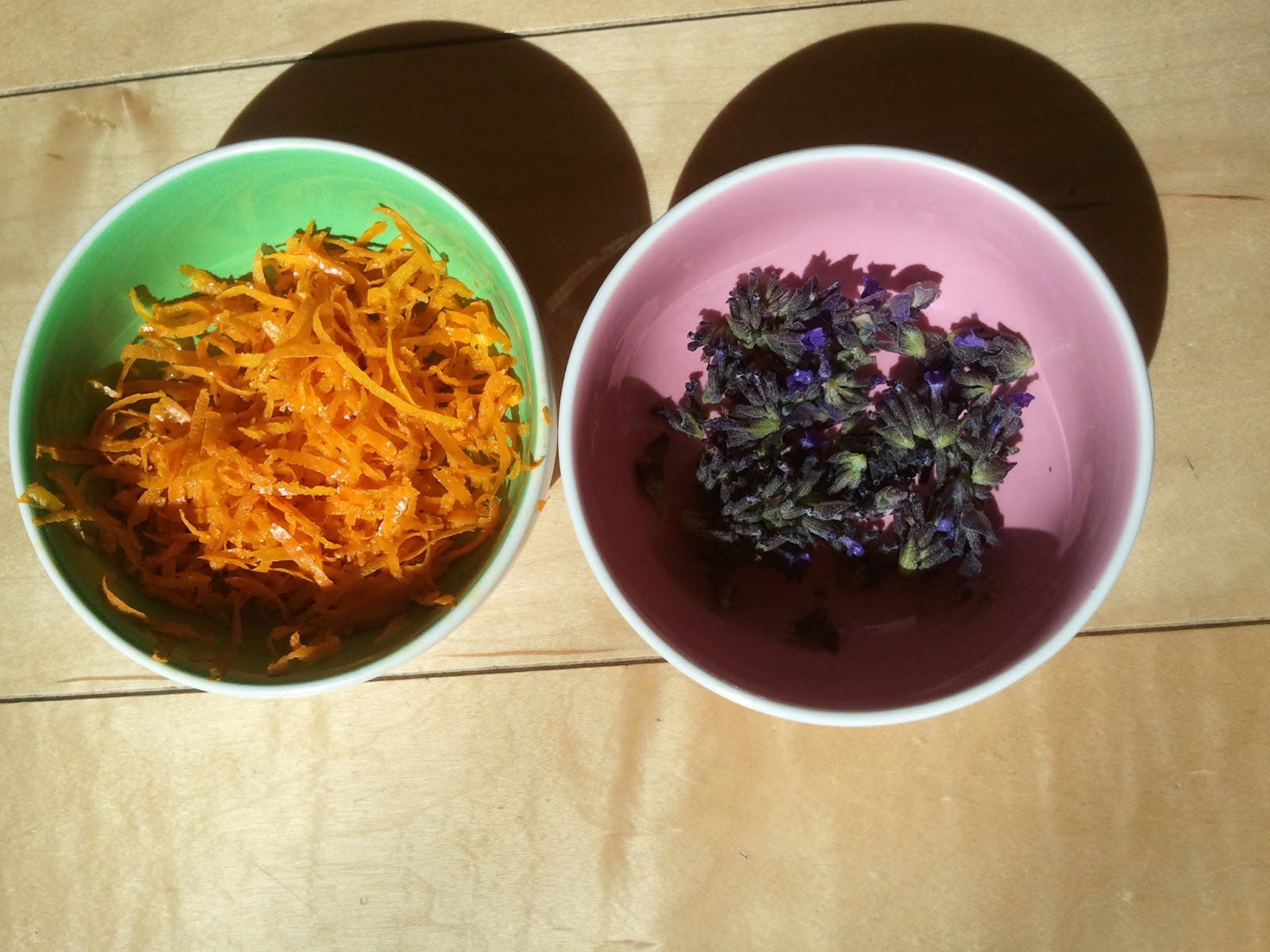 We didn't come here for the grass... Orange and Lavender a culinary