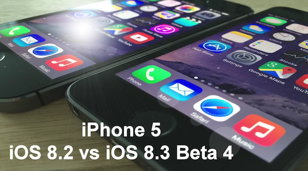 iOS 8.3 beta 4 Vs iOS 8.2 スピード比較テスト
